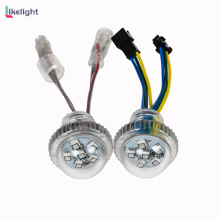 Luz de píxel DC24V UCS1903 RGB 26mm 6leds luz de parque de atracciones